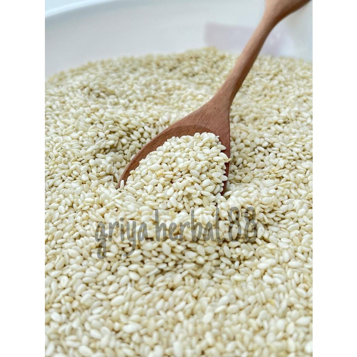 

Wijen Putih Biji Wijen Putih White Sesame Seed 500gr-1kg