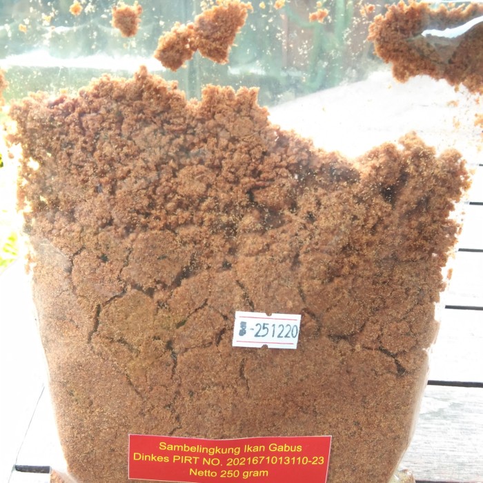 

Abon Ikan / Sambelingkung Ikan Gabus Kualitas No.1 (250gram)