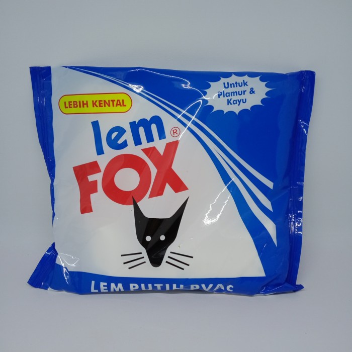 

New Lem PVaC Putih Fox 350 gram / Lem Fox Biru Lem Kayu Fox