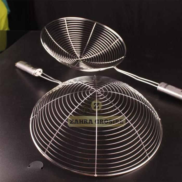 silahkan- Serok Saringan Gorengan Stainless / Serok Parabola serok stainless