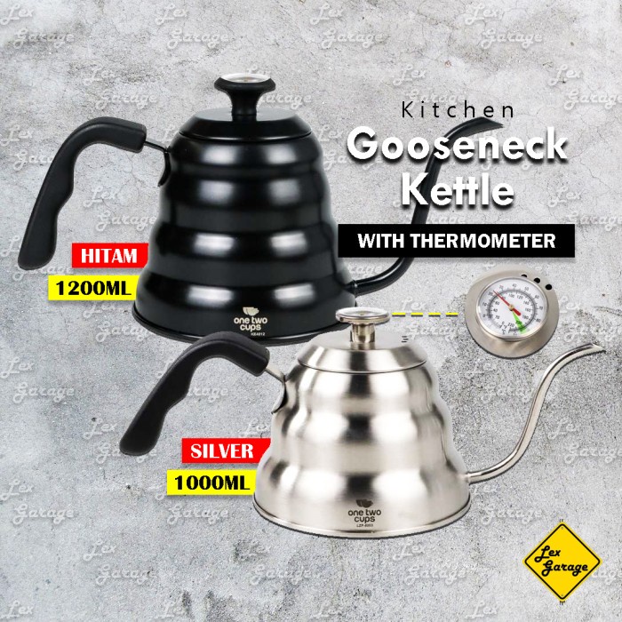 silahkan- Gooseneck Kettle Thermometer Teko Leher Angsa Termometer Stainless