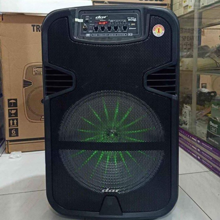 speaker aktif DAT 15 inc karaoke wireless 2 Unit Baru/Segel - Garansi Resmi