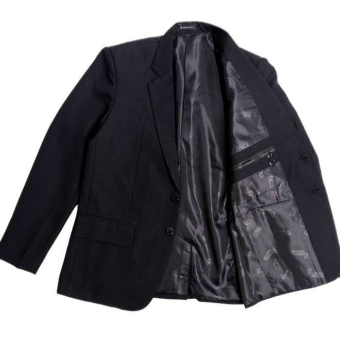 New Jas Pria Hitam Super Jet Black 720'S Jas Formal Jas Akad Nikah Resepsi Termurah