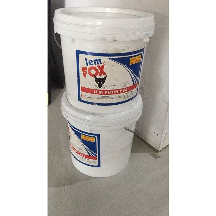

FOX LEM PUTIH PVAC BIRU EMBER 10 KG