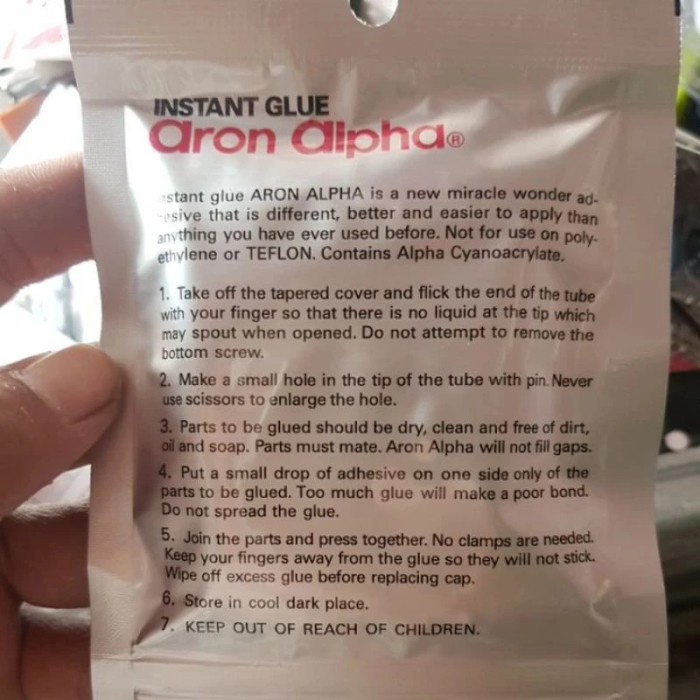 

LEM ARON ALPHA INSTANT GLUE [ORIGINAL] LEM SUPER NEMPEL