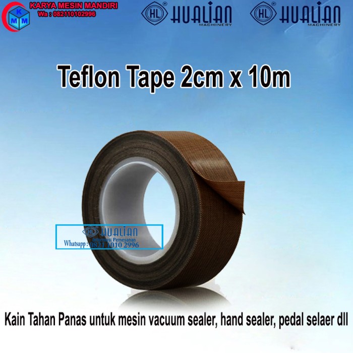 

KAIN ISOLASI TAHAN PANAS TEFLON TAPE UNTUK MESIN HAND SEALER DLL