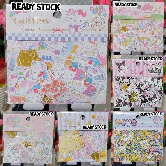 

SANRIO STICKERS 50 + 1 SANRIO ORIGINAL