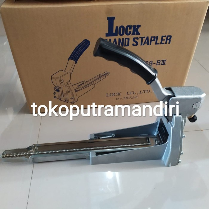 

LOCK HAND STAPLER 19MM ASLI JAPAN / ALAT STAPLES KARTON