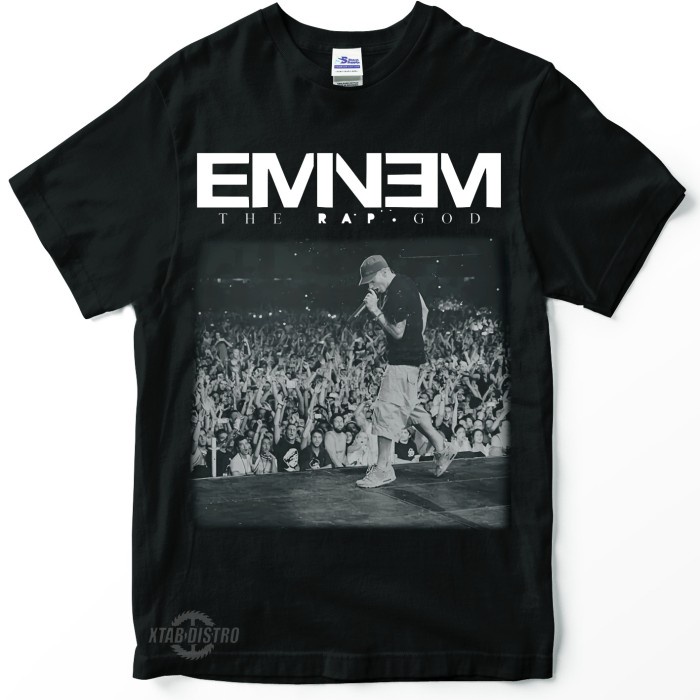 Gentz -kaos rap hiphop EMINEM THE RAP GOD Premium Tshirt eminem rap tees