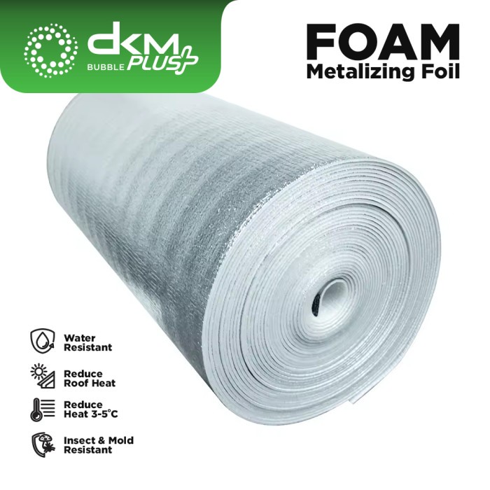 ALUMUNIUM FOIL THERMAL FOAM METALIZING FOIL PEREDAM PANAS ATAP ROLL