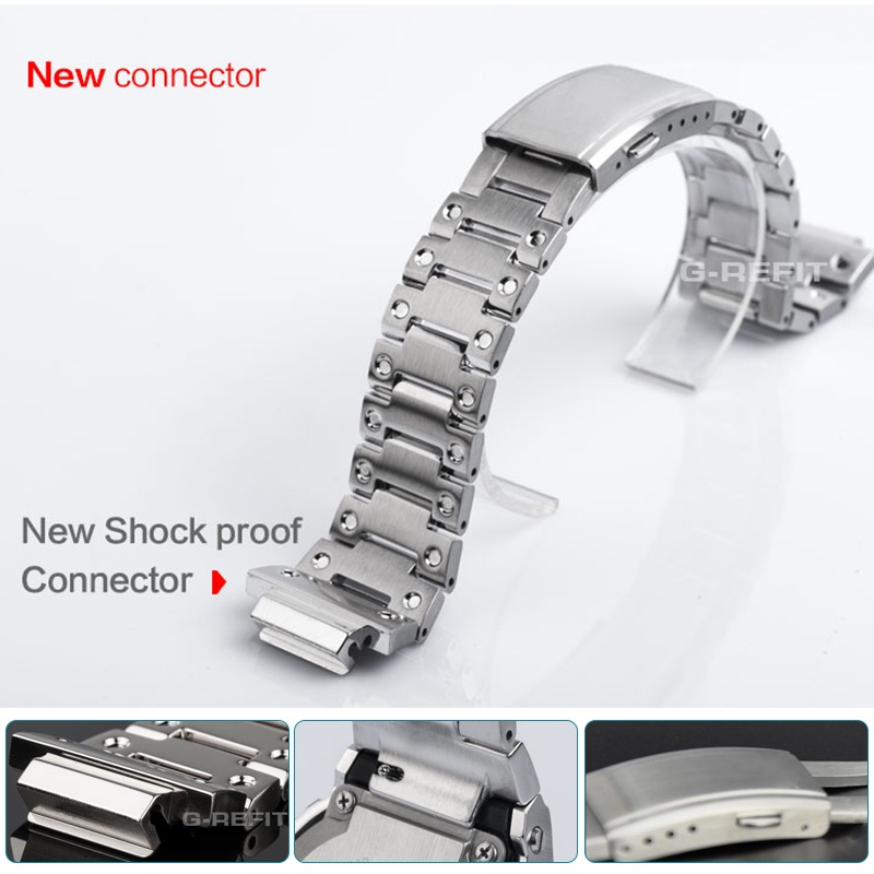 G-Refit New Dw5600 Gwm5610 G5600 Gwb5600 Metal Bezel 5610 Stainless Steel Watchband Strap 5600 Wtach
