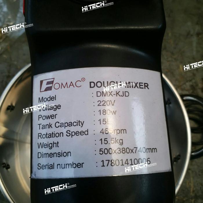 Dough Xer Fomac Dmx-Kjd Mesin Xer Pengocok Kocok Telur