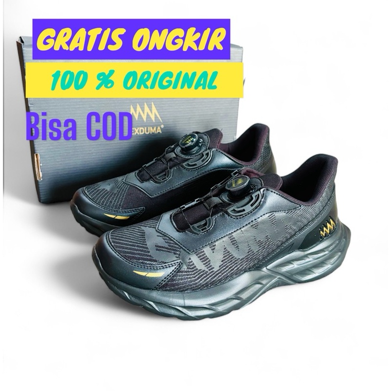 sepatu exduma superblack sparco racing black potenzio sling putar