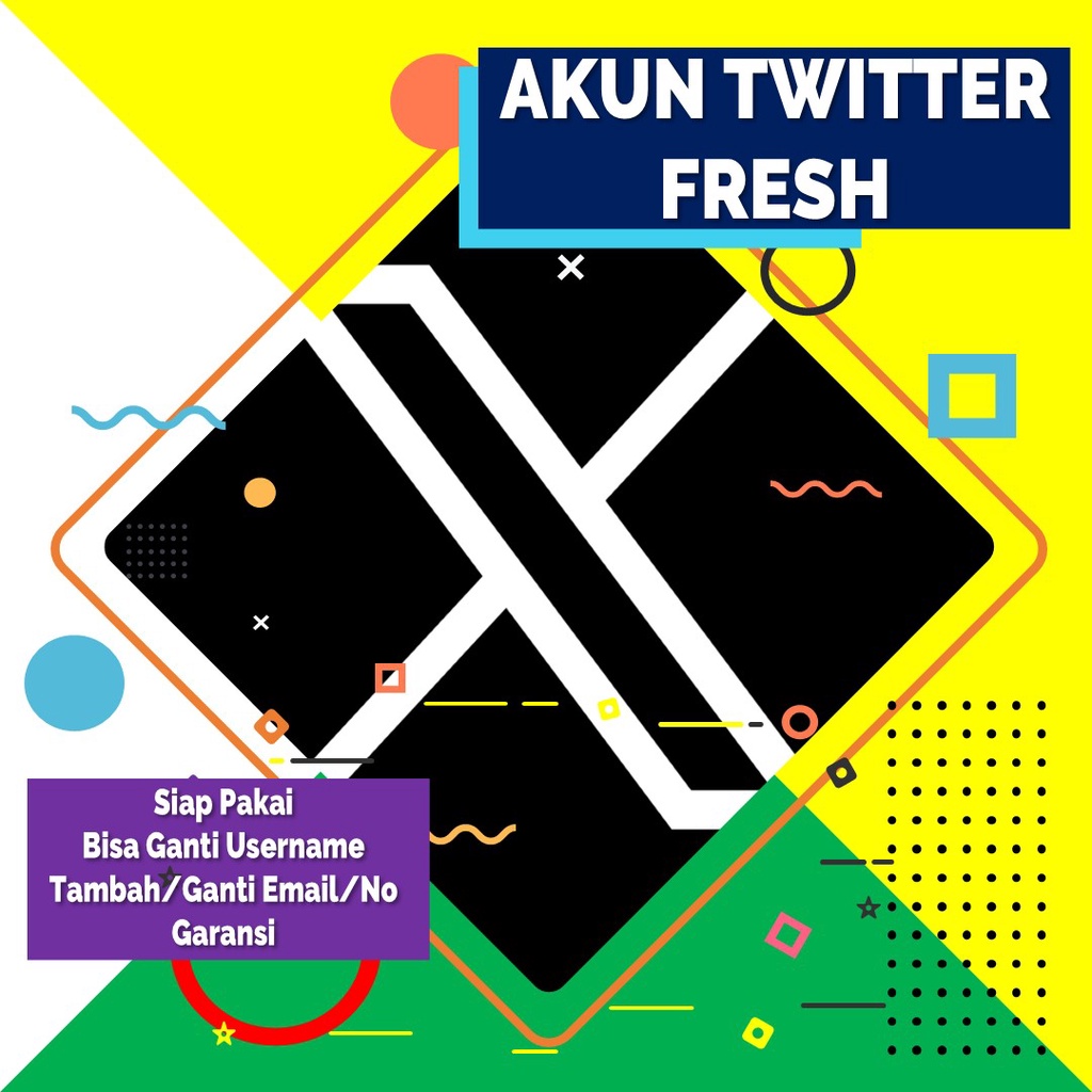 (Garansi) Akun Twitter Fresh Murah