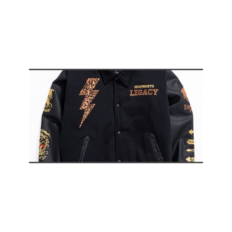(Upgrade) Blackseven Varsity Jacket Hogwarts Limited Edition