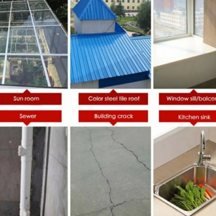 Best Seller Lakban Anti Bocor Waterproof - Tambal Atap Toren - Lem Pipa Bocor 30Cm