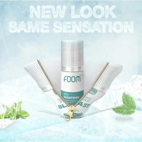 Foom Ice Blast Salt Nic 30ml 30mg Free Ongkir