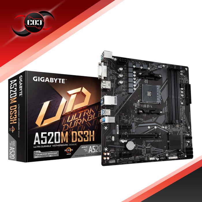 Ready Gigabyte A520M DS3H