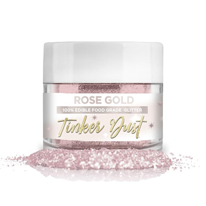

Rose Gold Edible Glitter Tinker Dust