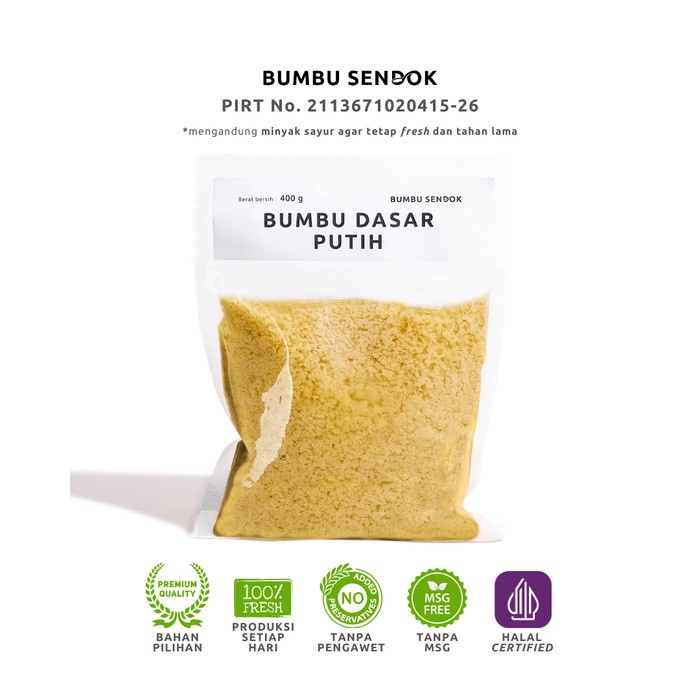 

ZidaPax BUMBU SENDOK Refill Bumbu Dasar Putih