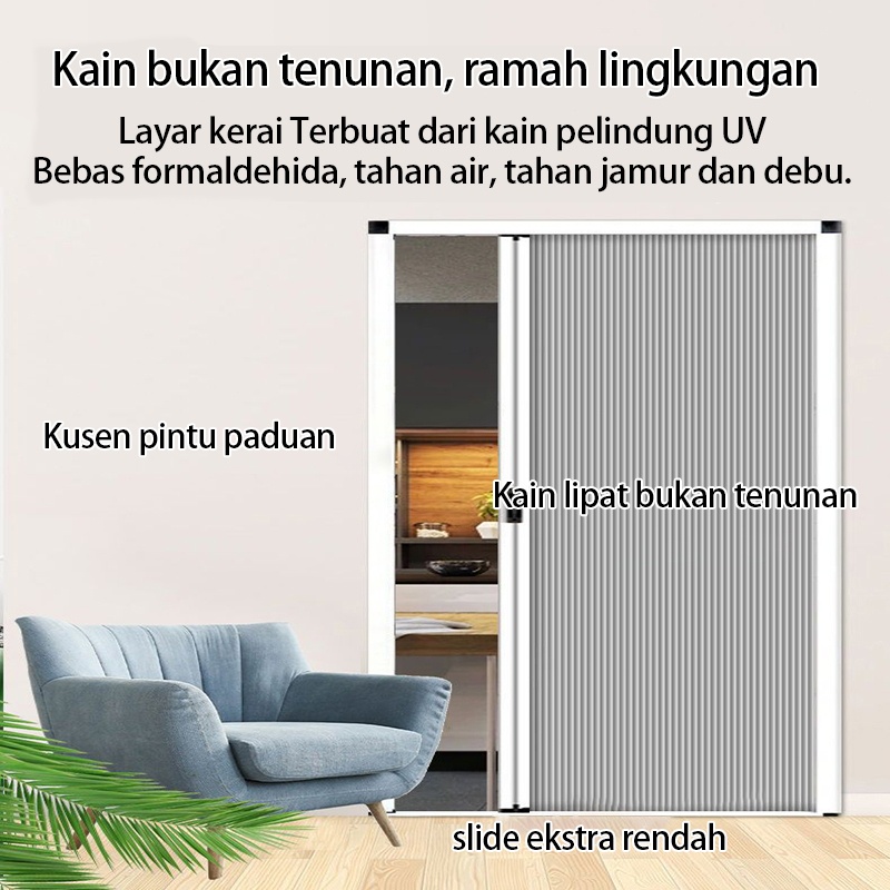 AYOOOLLARIZSS Reaim pintu lipat geser sliding sarang lebah folding door pintu kamar mandi
