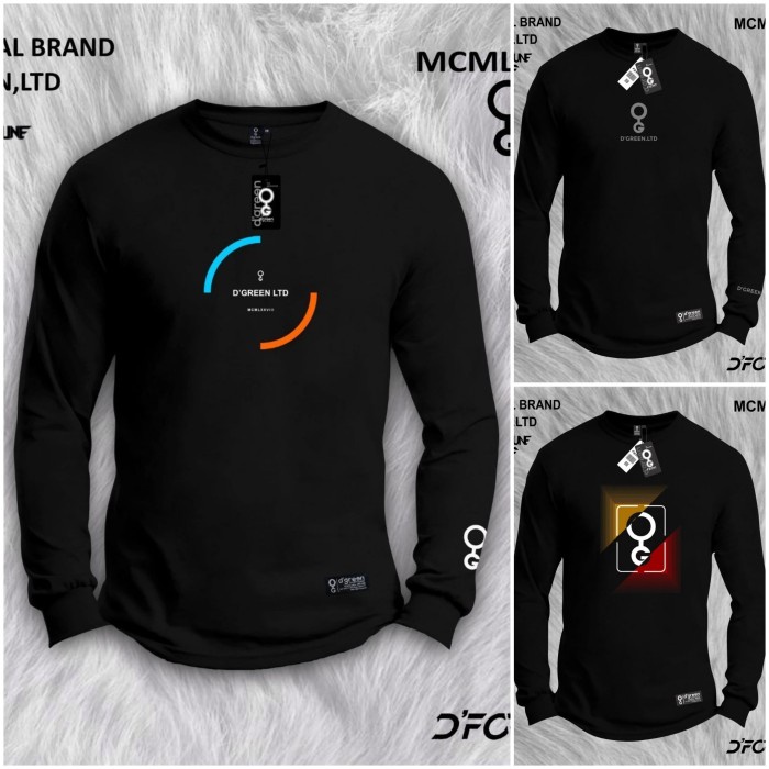 Styla-KAOS THREESECOND 3 SECOND THREE SECOND KAOS DISTRO KAOS LENGAN PANJANG