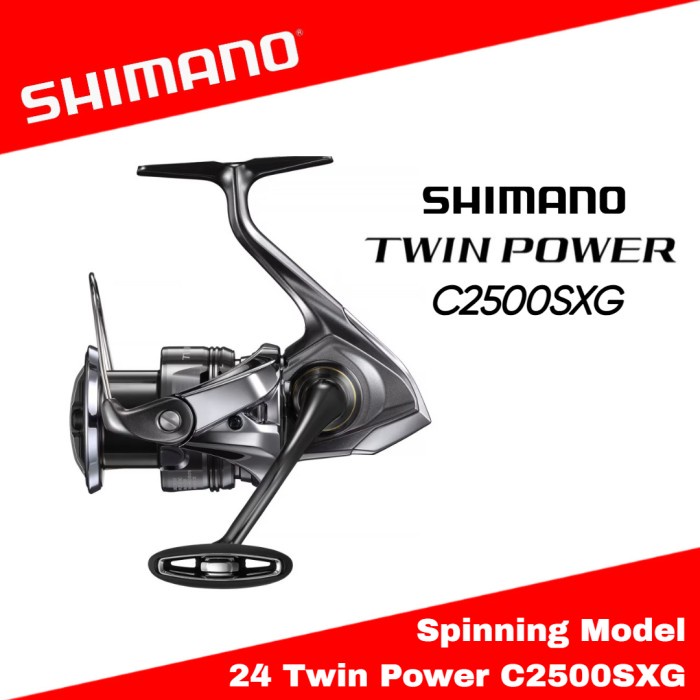 Ready Shimano Spinning Reel 24 Twin Power C2500SXG