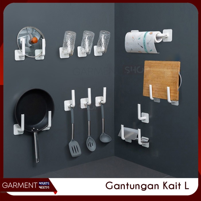 Tempat Tisu Dapur Talenan Tutup Panci Gantung Dinding Gantungan Tas