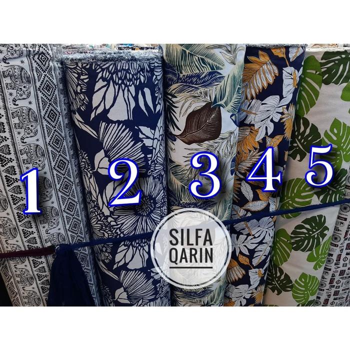 kain kanvas motif import _ bahan canvas / kain tas/sepatu/cover sofa