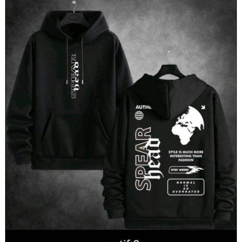 sweater Hoodie pria wanita distro gambar belakang