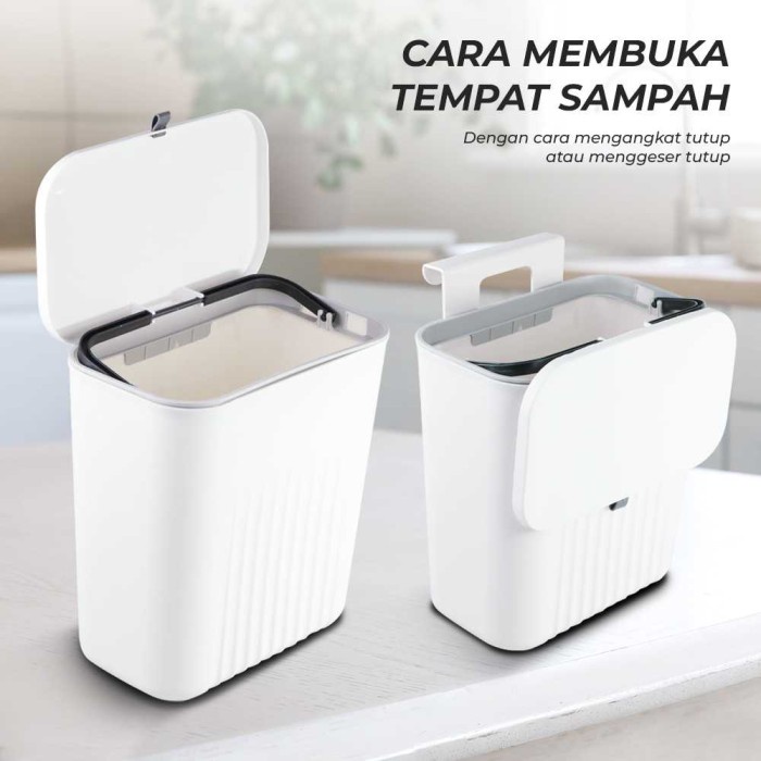 Tempat Sampah Kamar Mandi Gantung Dapur Wastafel Minimalis Tempel