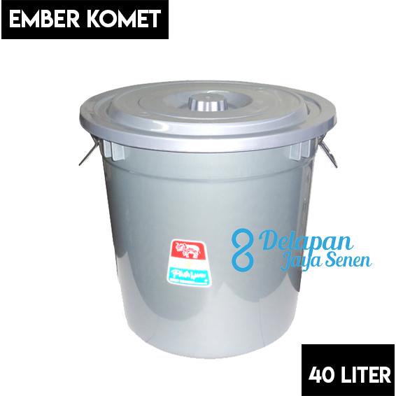 Ember 40 Liter Ember Plastik Tutup dengan Handle (/ )