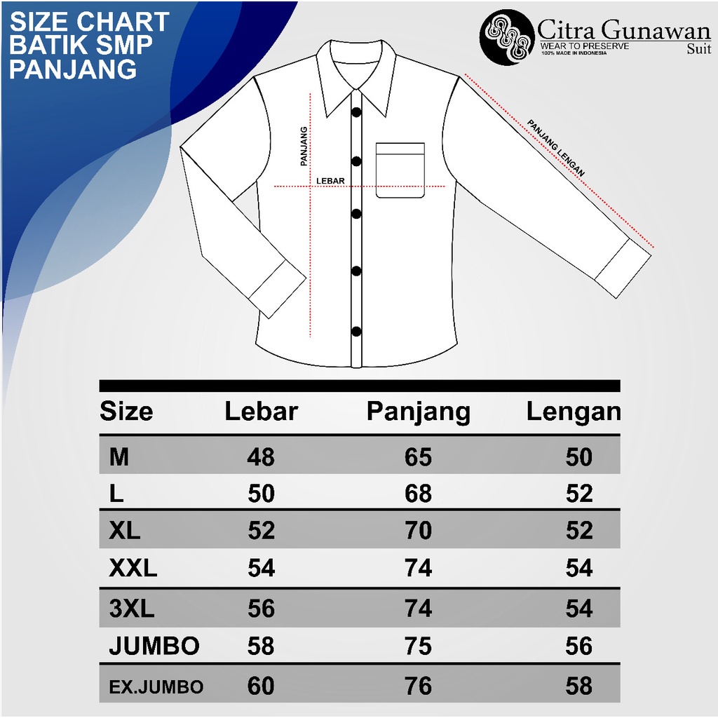 SERAGAM BATIK SMP - BATIK DEPOK RESMI