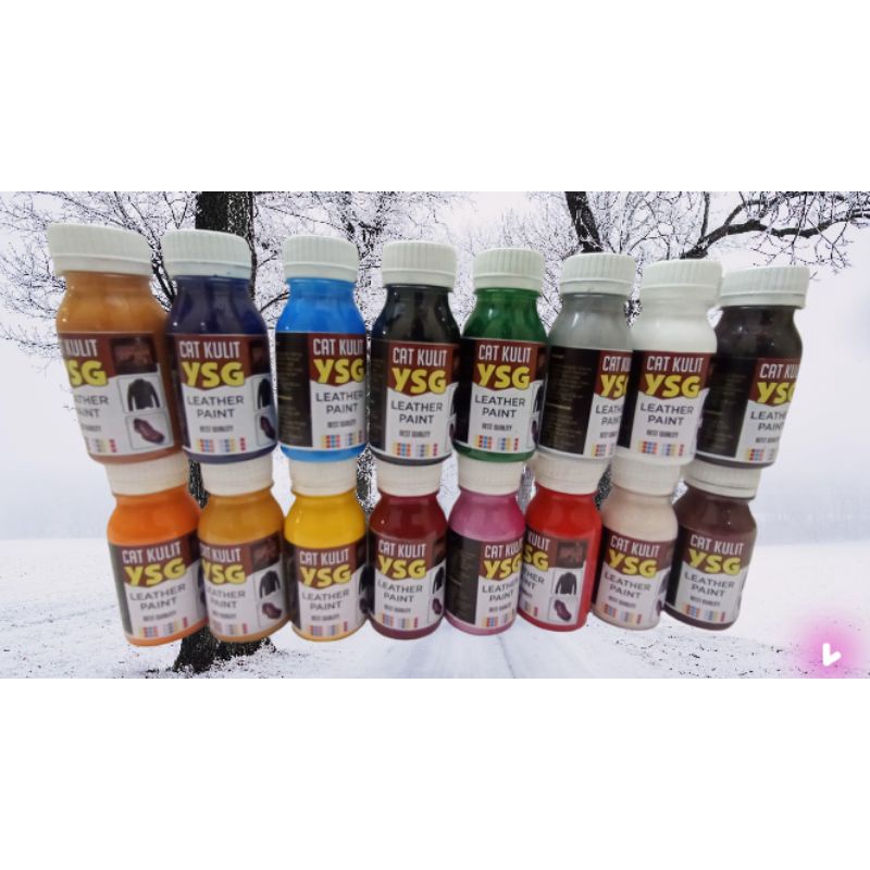 cat tas kulit warna coklat tua 80 ml,cat jaket kulit,cat tas kulit,cat jok mobil kulit,DLL