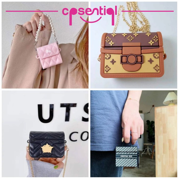 Case Airpods Gen 1/2 Gen 3 Pro Inpods 12 I12 Model Handbag Tas Branded