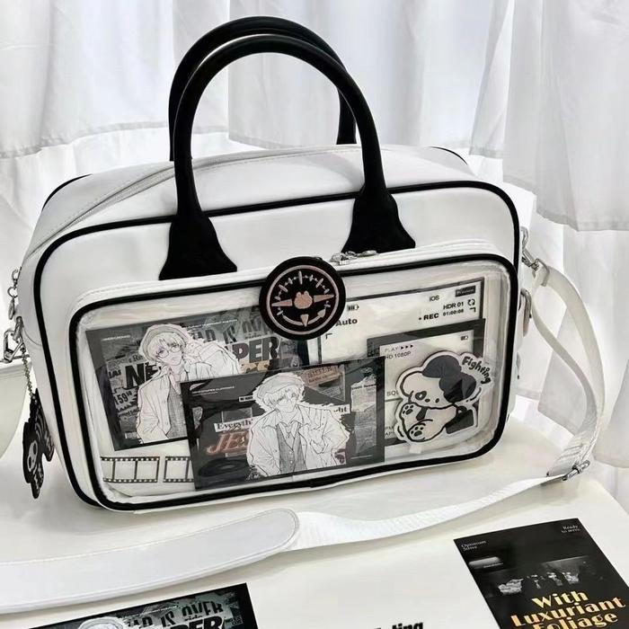 Hot Sale Tas Itabag Jepang / Tas Selempang Transparan Pvc Sling Bag / Hand Bag / Tas Konser / Tas