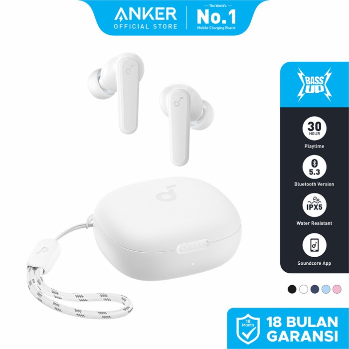 ANKER Soundcore R50i Stick TWS Earphone Wireless Bluetooth 5.3 Original 100%