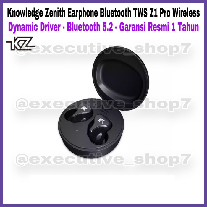 Knowledge Zenith KZ Earphone Bluetooth TWS Z1 Pro Wireless