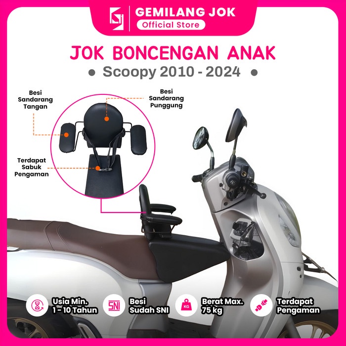 JOK BONCENGAN ANAK UNTUK SCOOPY