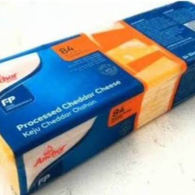 

keju anchor slice cheddar orange