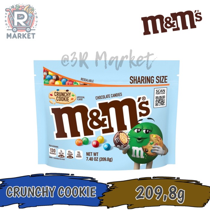 

M&ms Crunchy Cookie Chocolate Candies Sharing Size