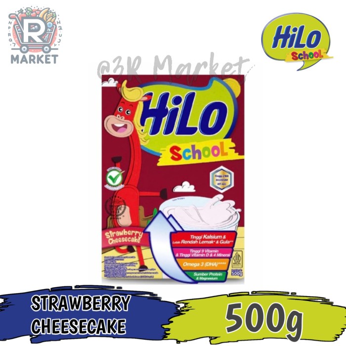 Hilo School Strawberry Cheesecake Kemasan Box