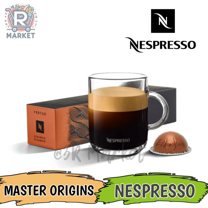 

Nespresso Vertuo Ethiopia Master Origins Coffee Capsule / Kapsul Kopi