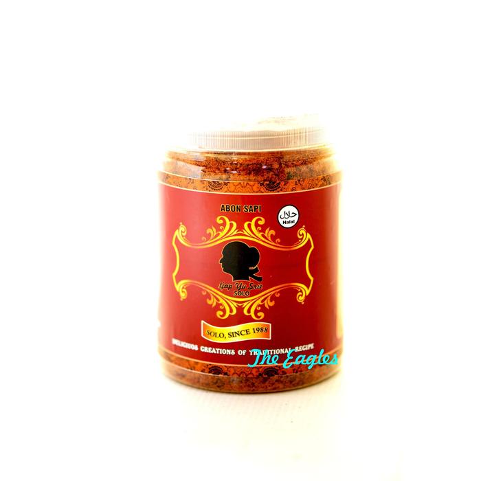 

CUCI GUDANG Abon sapi Yu Sri oleh khas Solo 360 gr daging kering lauk makan mesran EY289