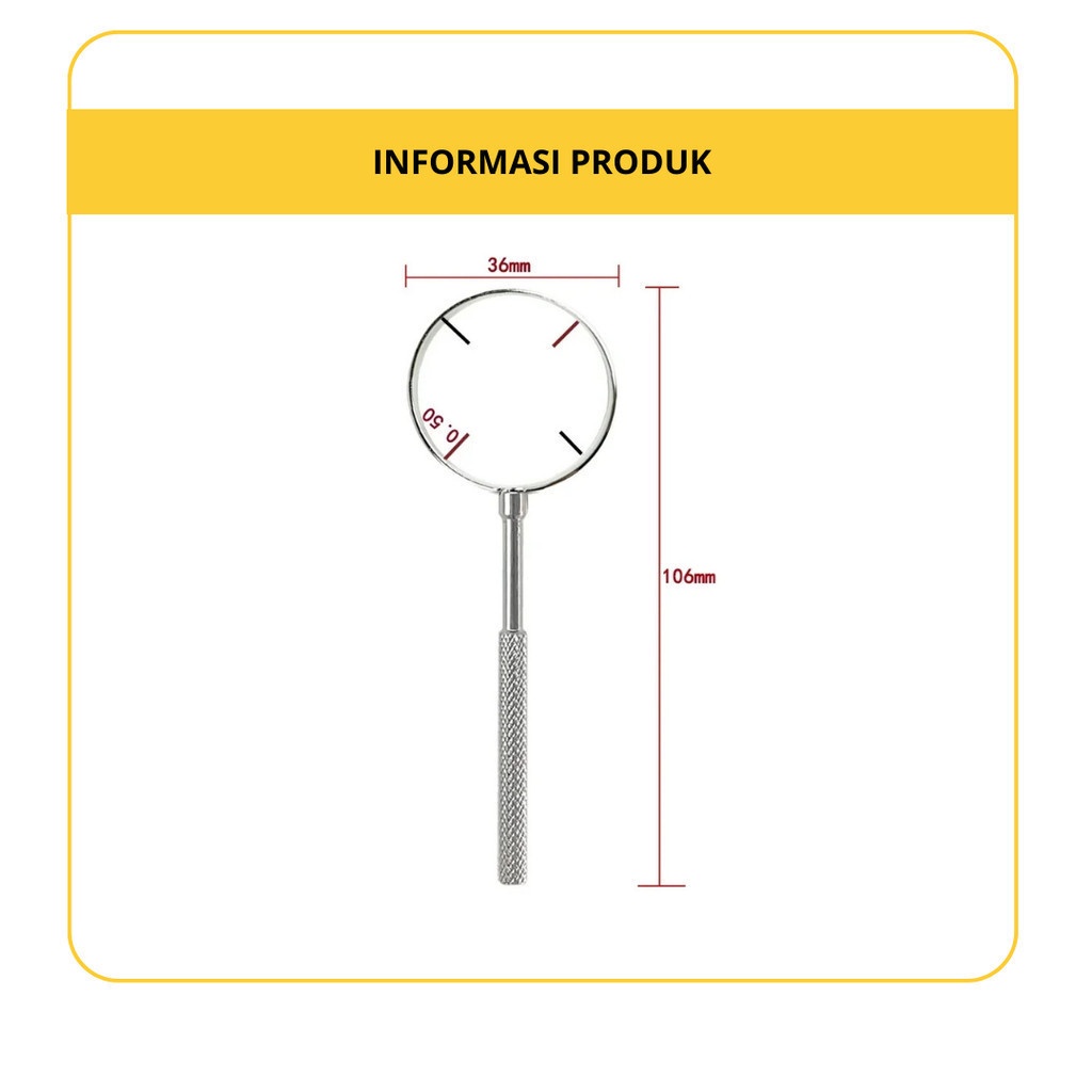 Cros Cylinder Minus 0.25 atau Minus 0.50 / Optik