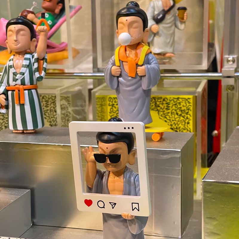 Amitofo City Walk Fo U Second-Generation Flat Mentality Series Buddhist Tide Play Surprise Blind Box