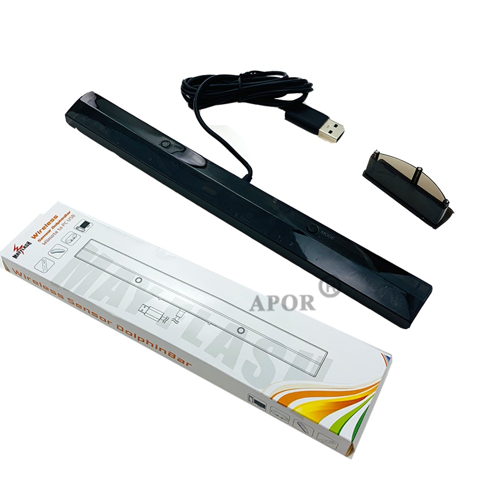 New For Mayflash W010 Wireless Sensor DolphinBar Bluetooth Connect Remote PC Mouse for Wii Kids Game