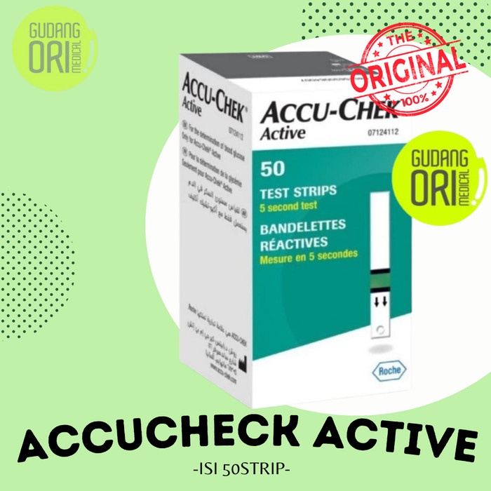 Strip Accucheck Active / Accu Check / Accucheck / Accu Check Active