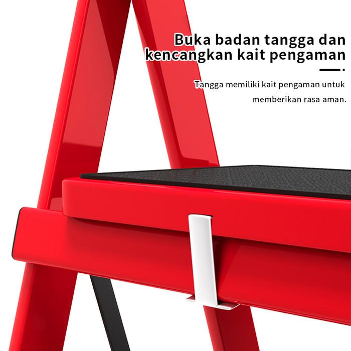 Tangga Lipat 3/4/5/6 Step Tangga Lipat Step Tangga Baja Rumah Tangga