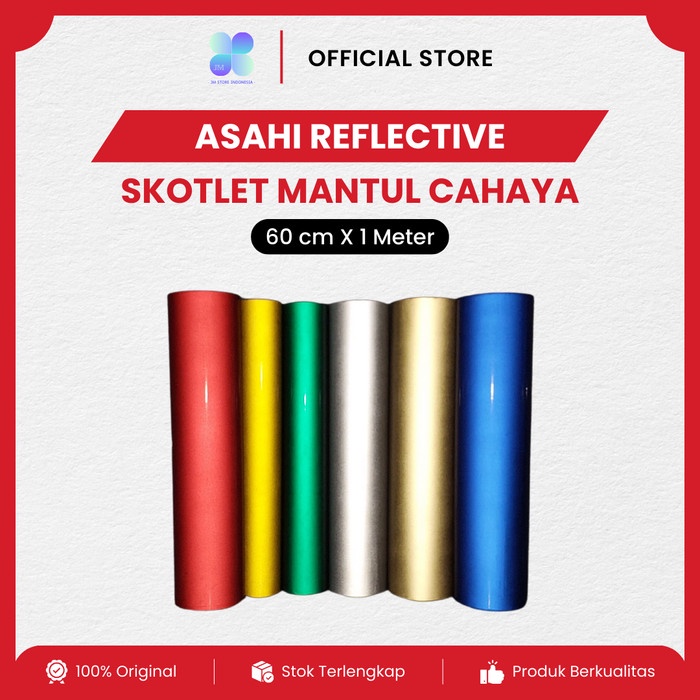 Stiker Skotlet ASAHI Scotlight Reflektif Cahaya Reflective 1 Meter